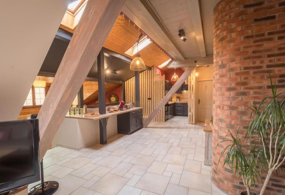 Le Kelsch, Loft Duplex 130M2 Avec Sauna, Proche Vignoble Apartment Marlenheim Luaran gambar